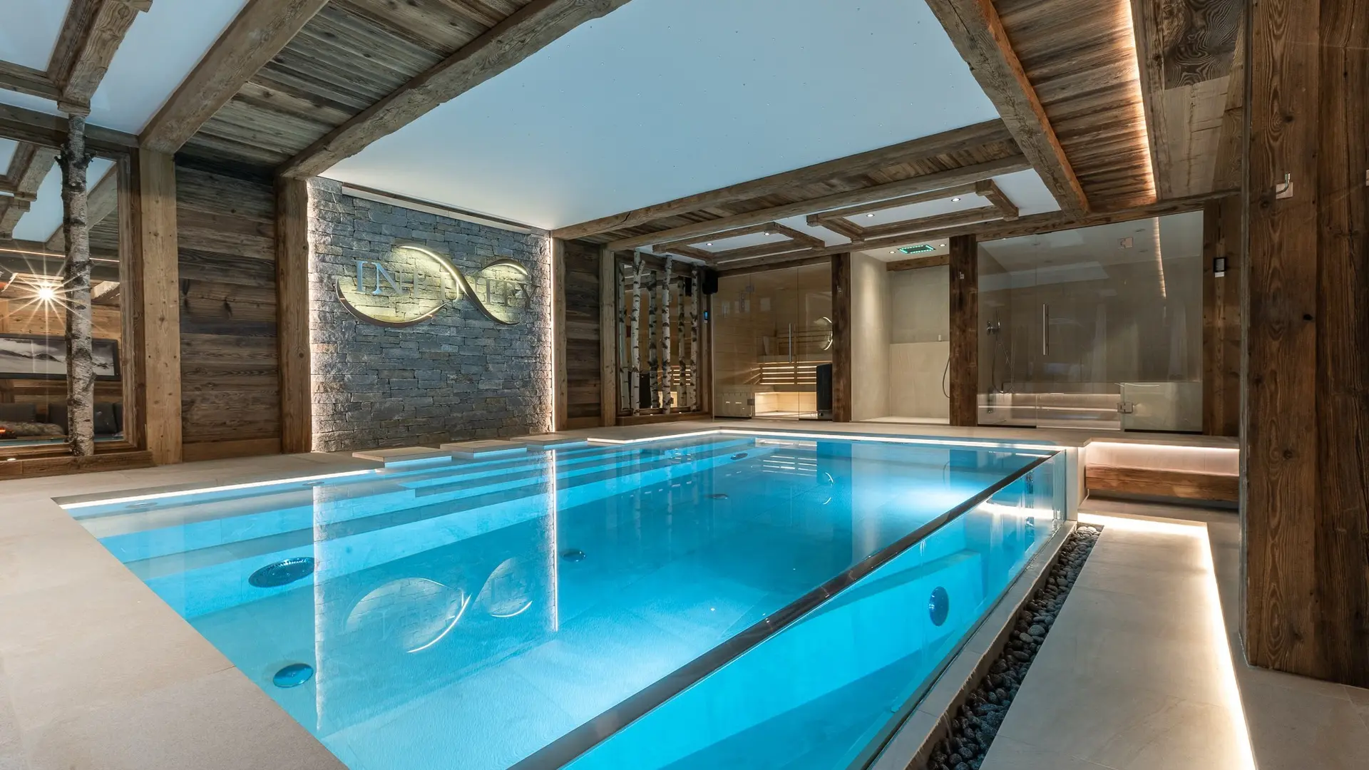 Le SPA privé au Chalet Infinity *****