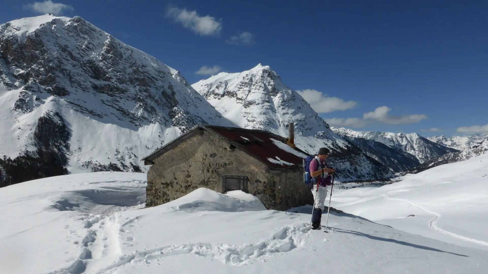 Cabane dans la Vallée des Fonts de Cervières