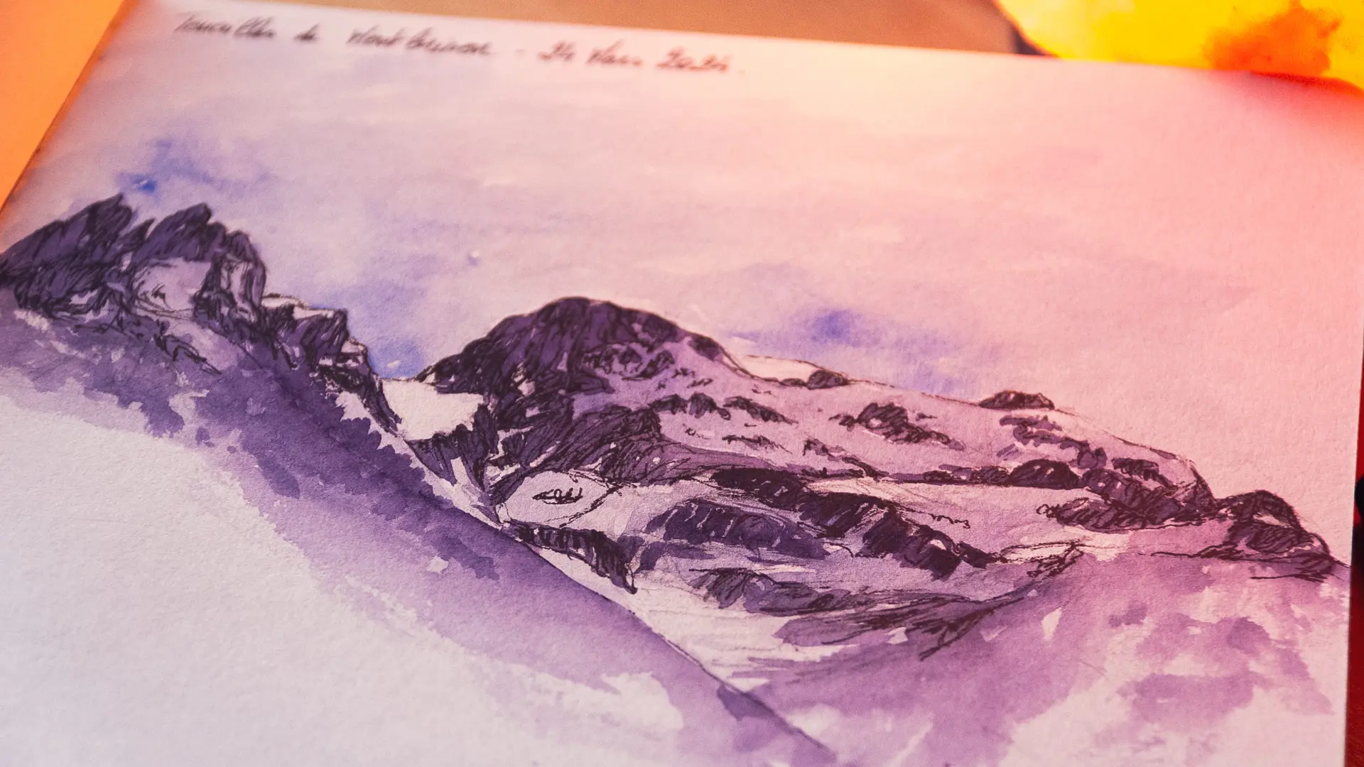 Aquarelle Tenailles de Montbrison