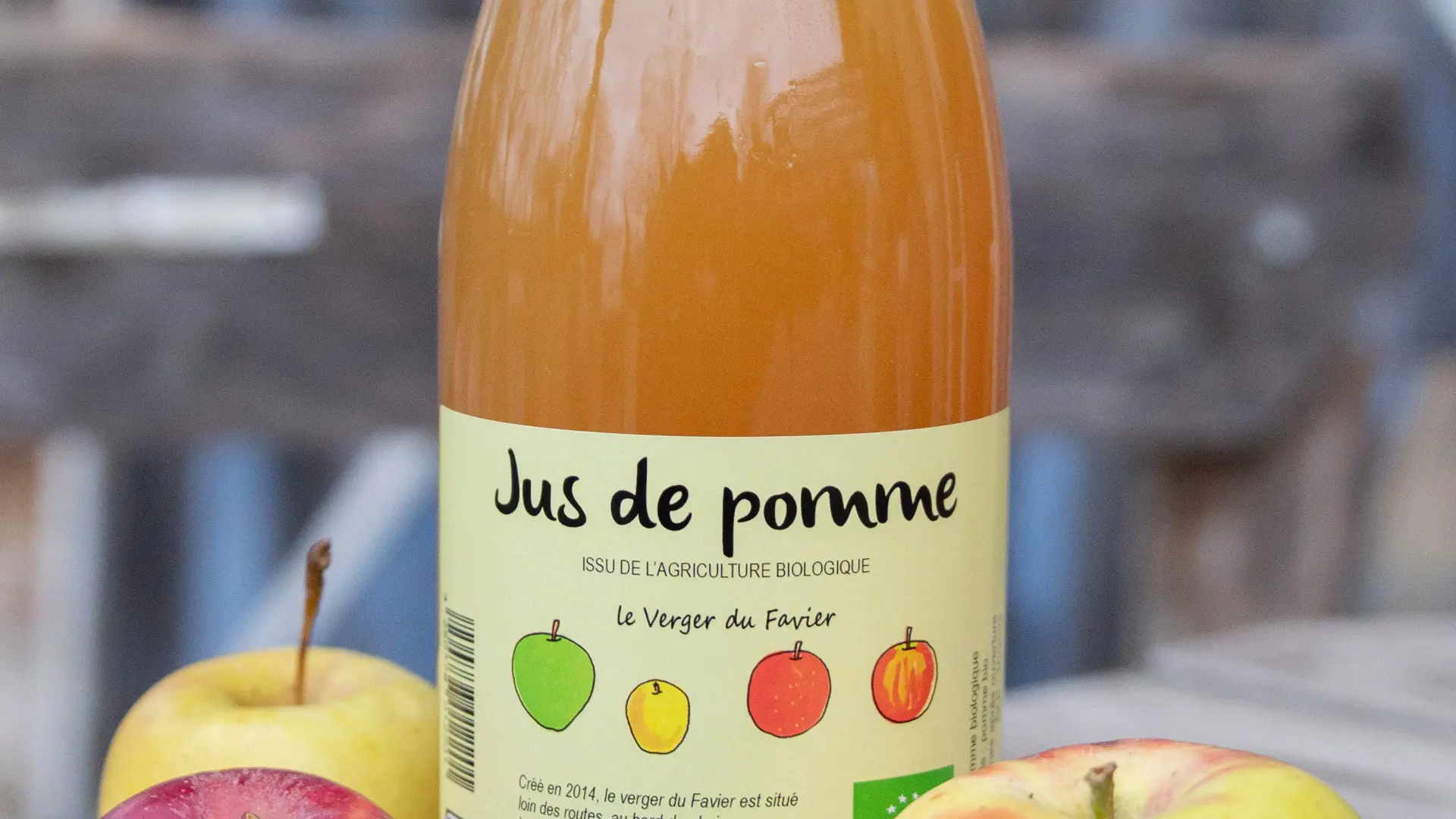 Jus de pommes bio