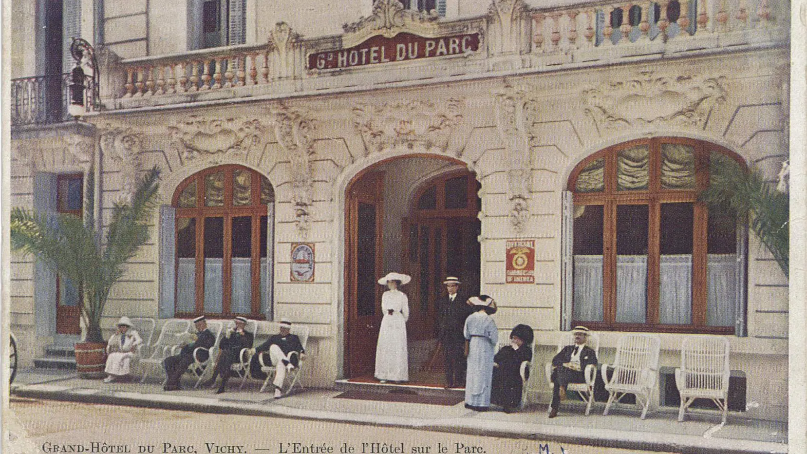 Carte postale, vers 1914
