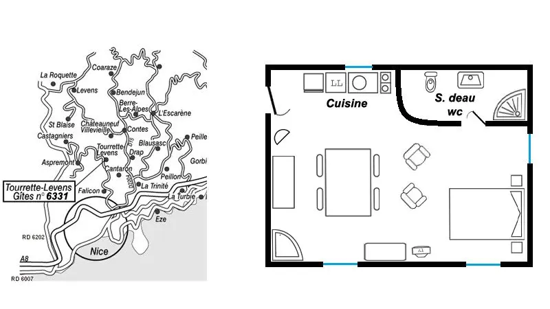 L'Oliveraie-Le plan-Tourrette-Levens-Gîtes de France des Alpes-Maritimes