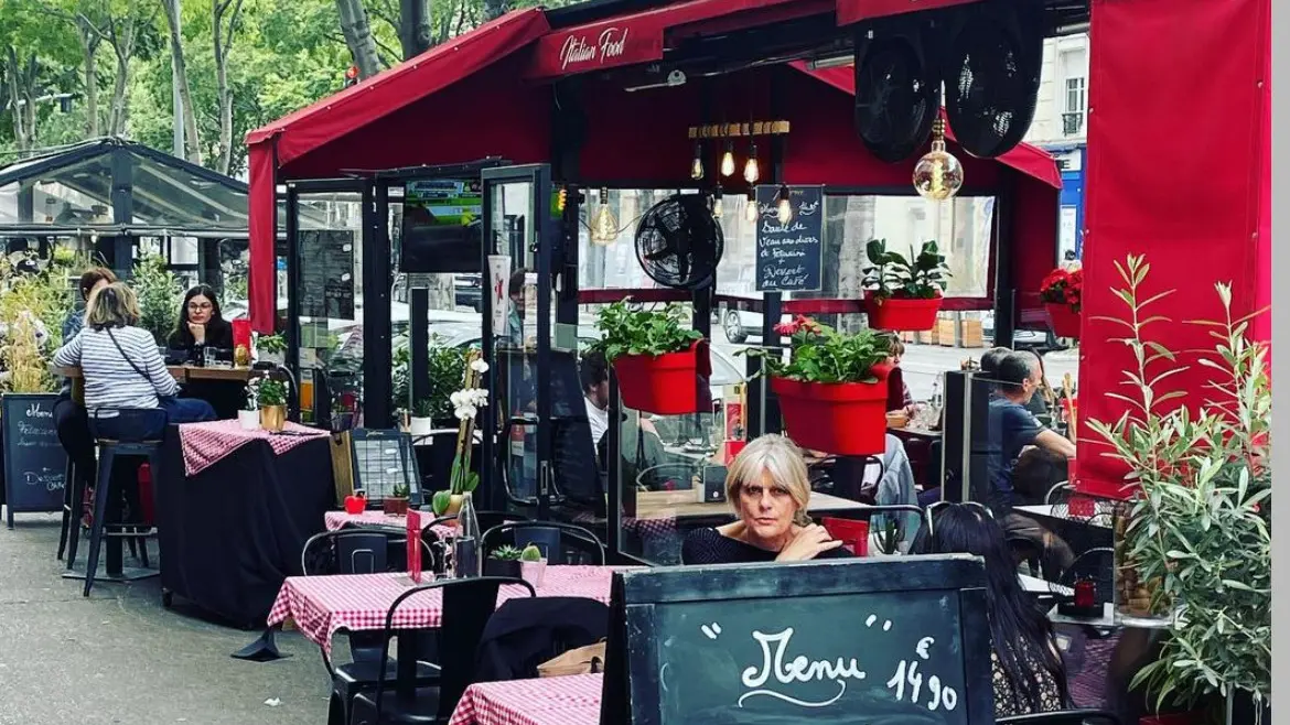 Terrasse du restaurant Isteria Marseille