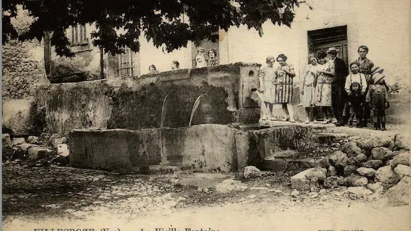 Fontaine du brousson d'or, autrfois