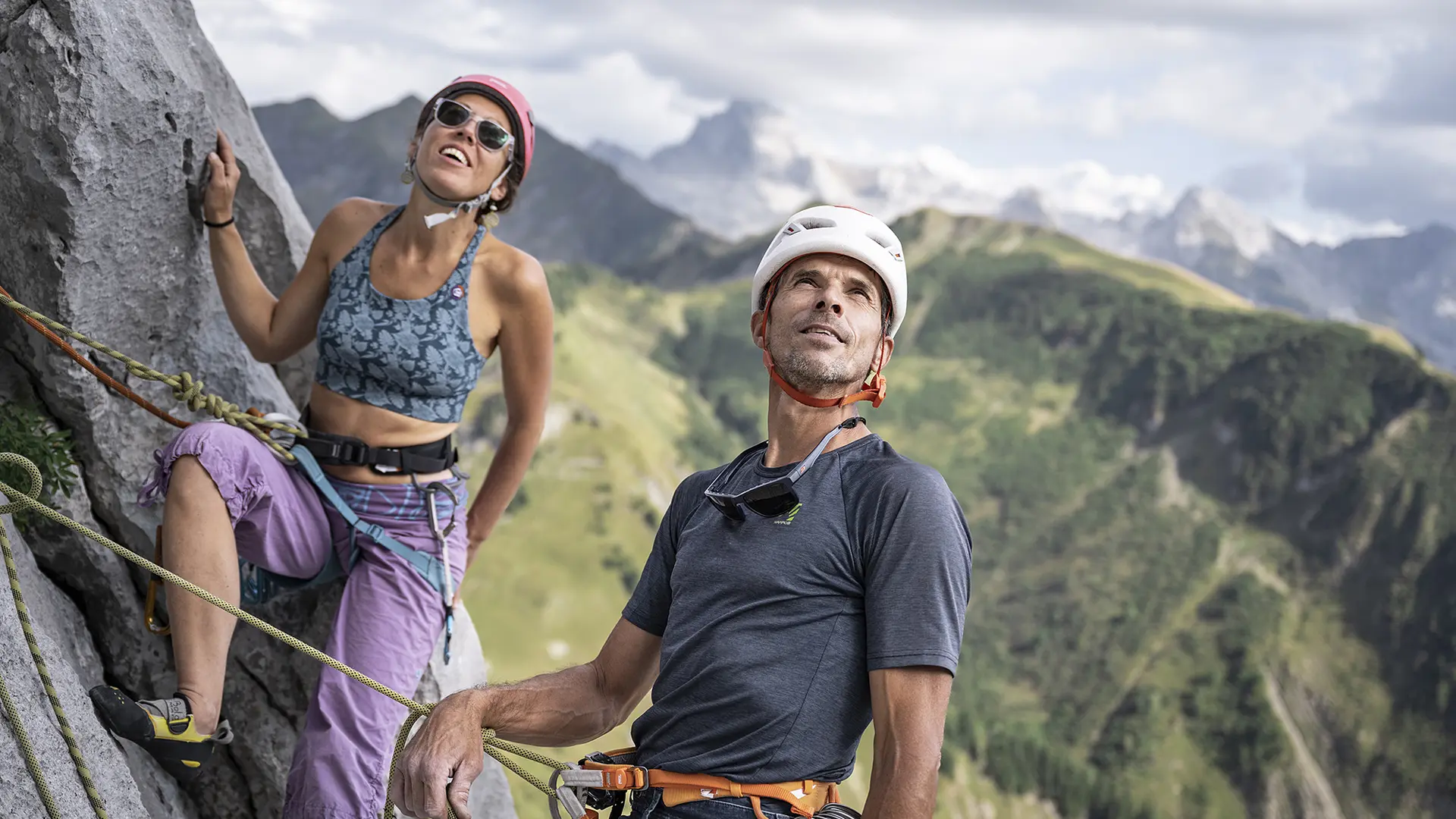 Escalade avec un guide au Grand-Bornand
