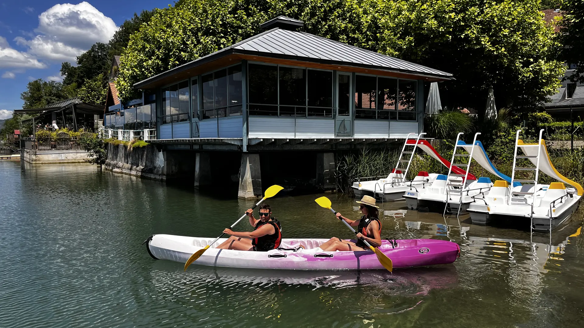 Kayak et canoë à Aiguebelette-le-Lac