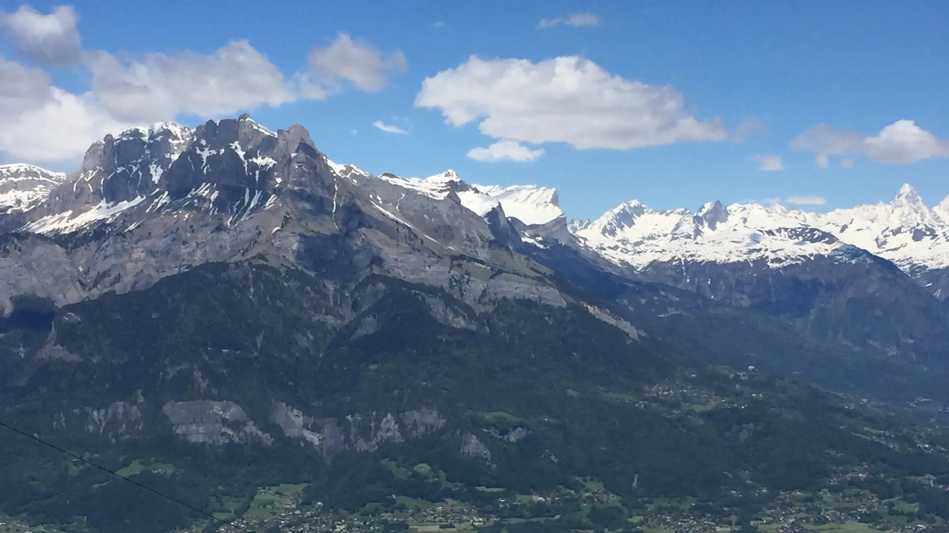 Vue Aiguille de Warens