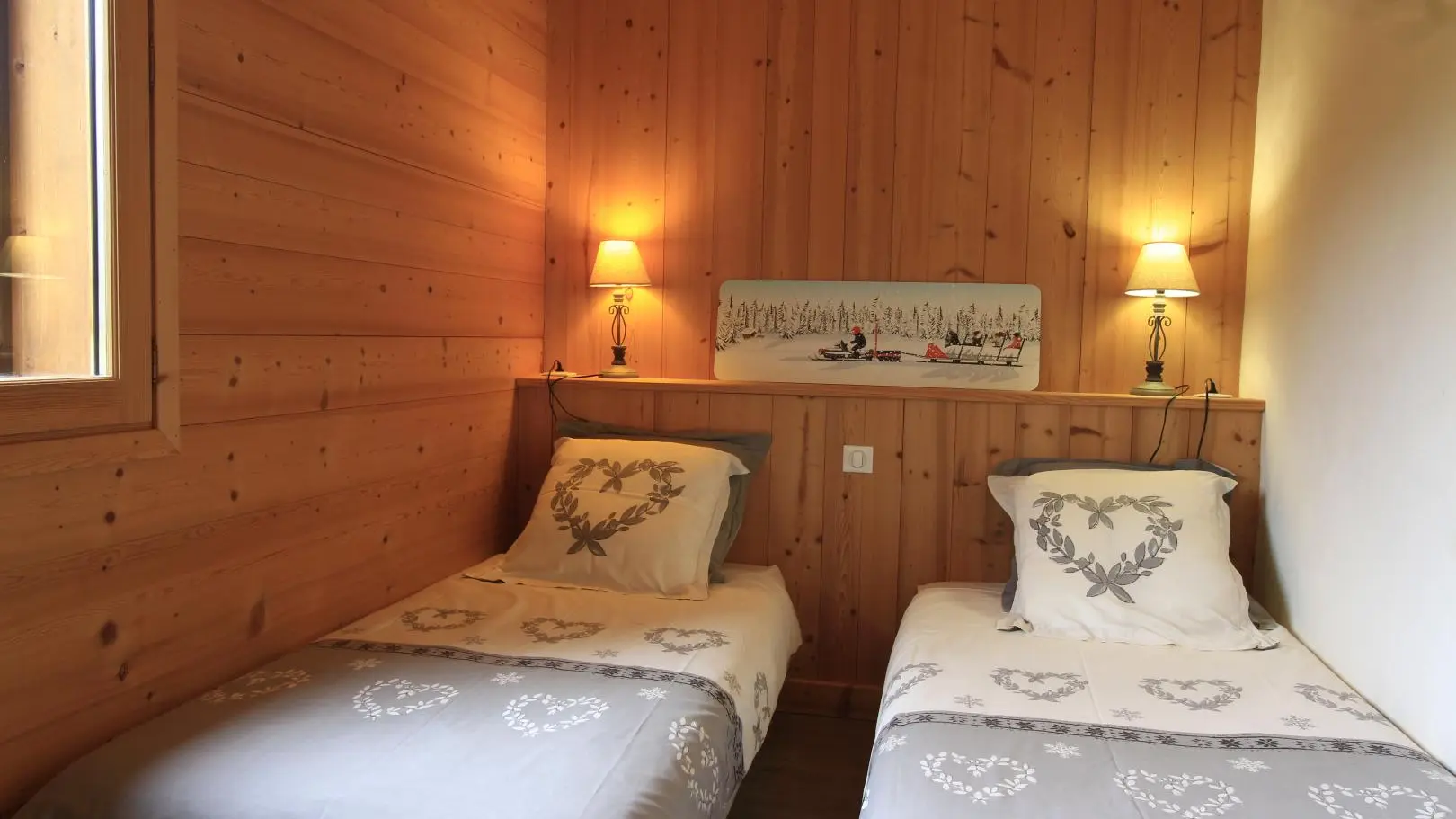 chambre 2 lits 90 cm