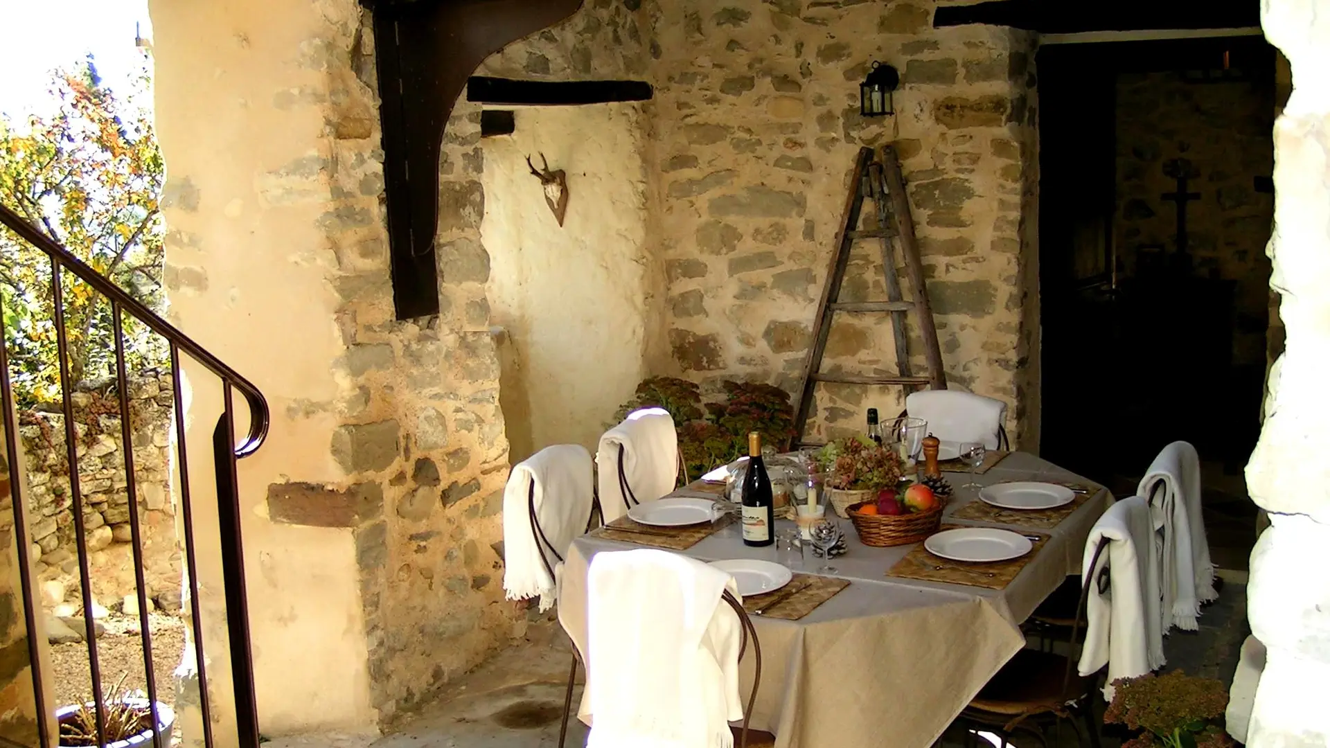 Gîte du Midi - cour intérieure