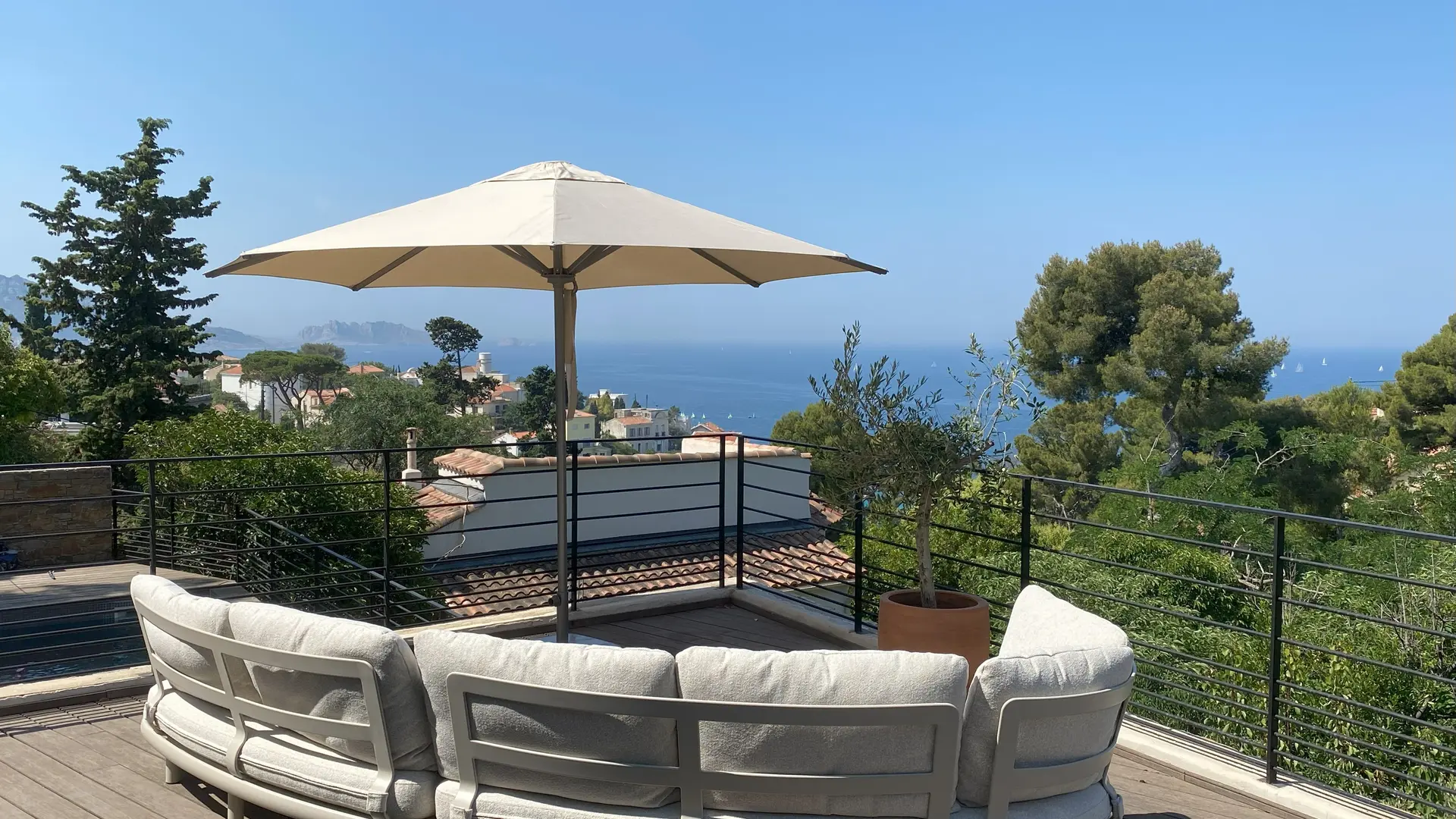 Terrasse vue panoramique