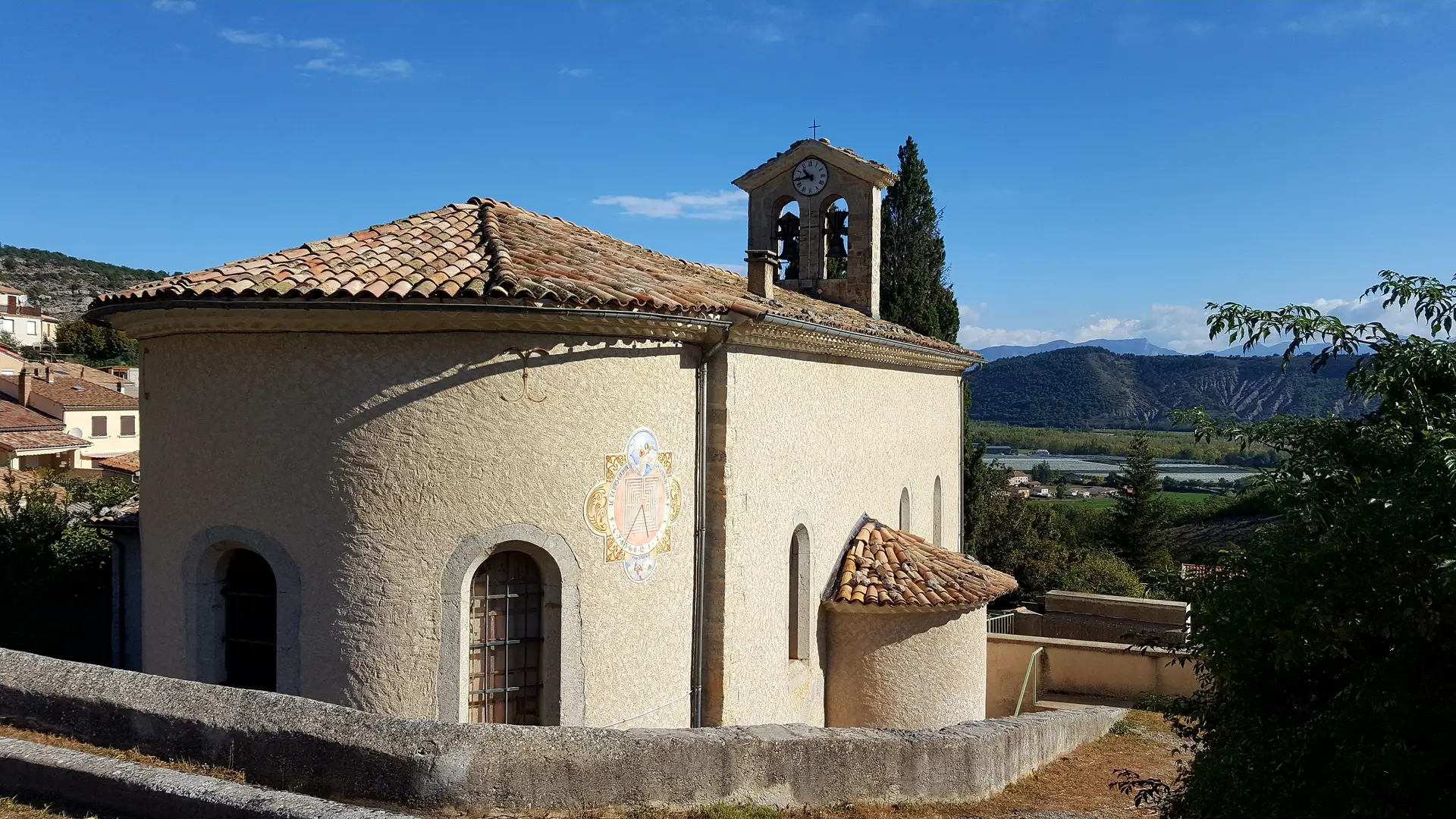 Cadran solaire sur l'église