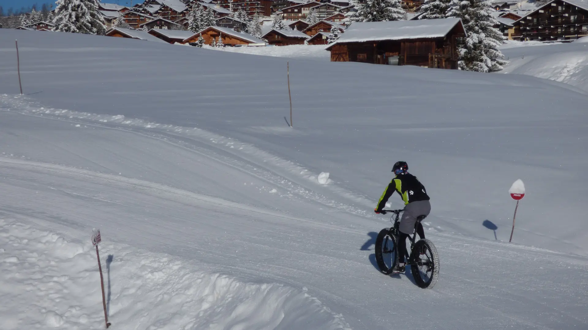 Sortie fatbike aux Saisies