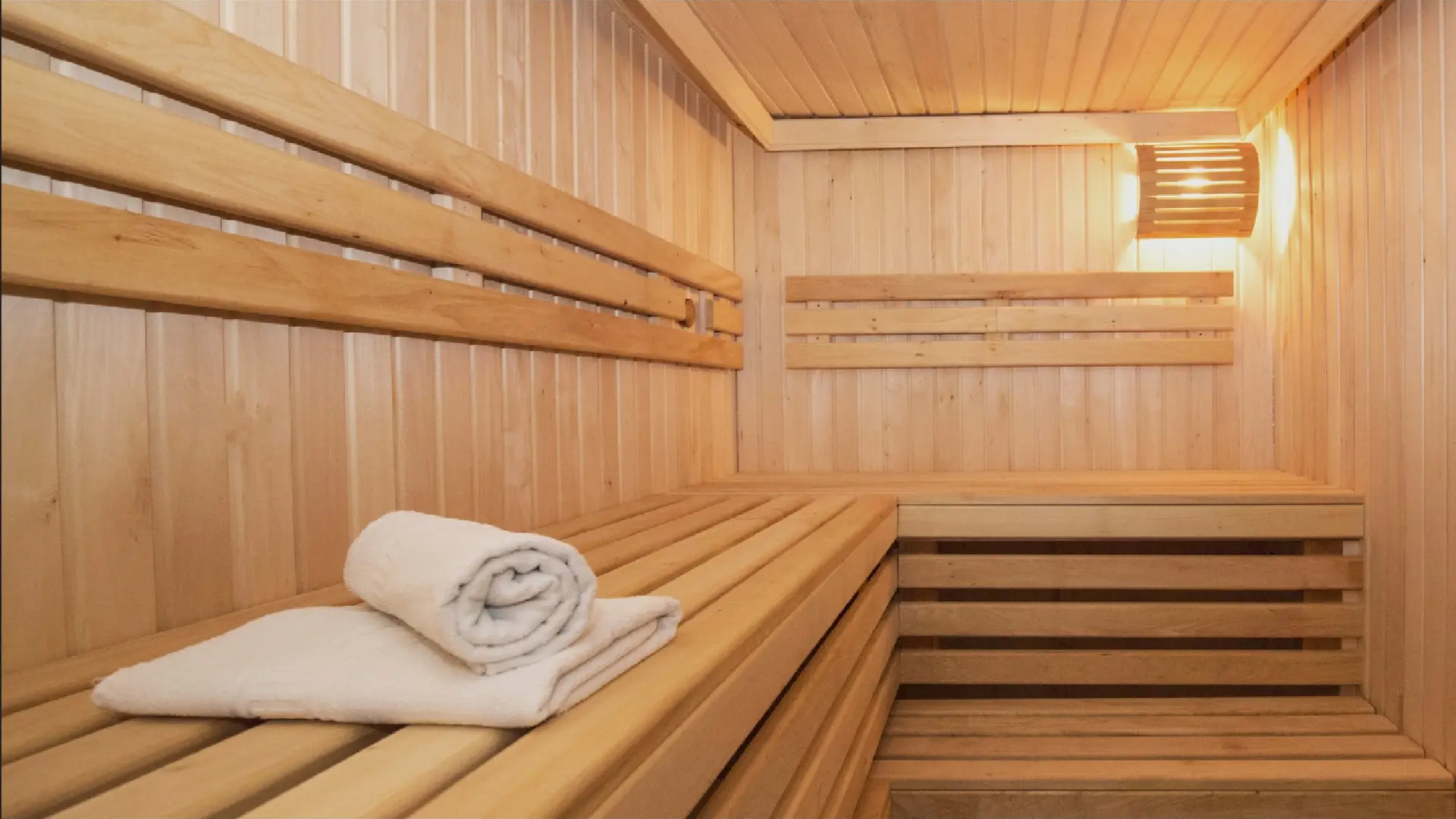Vue intérieur Sauna