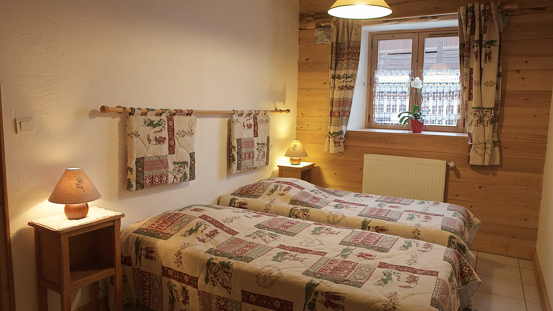 Chambre 2 à la ferme du Mont-Blanc