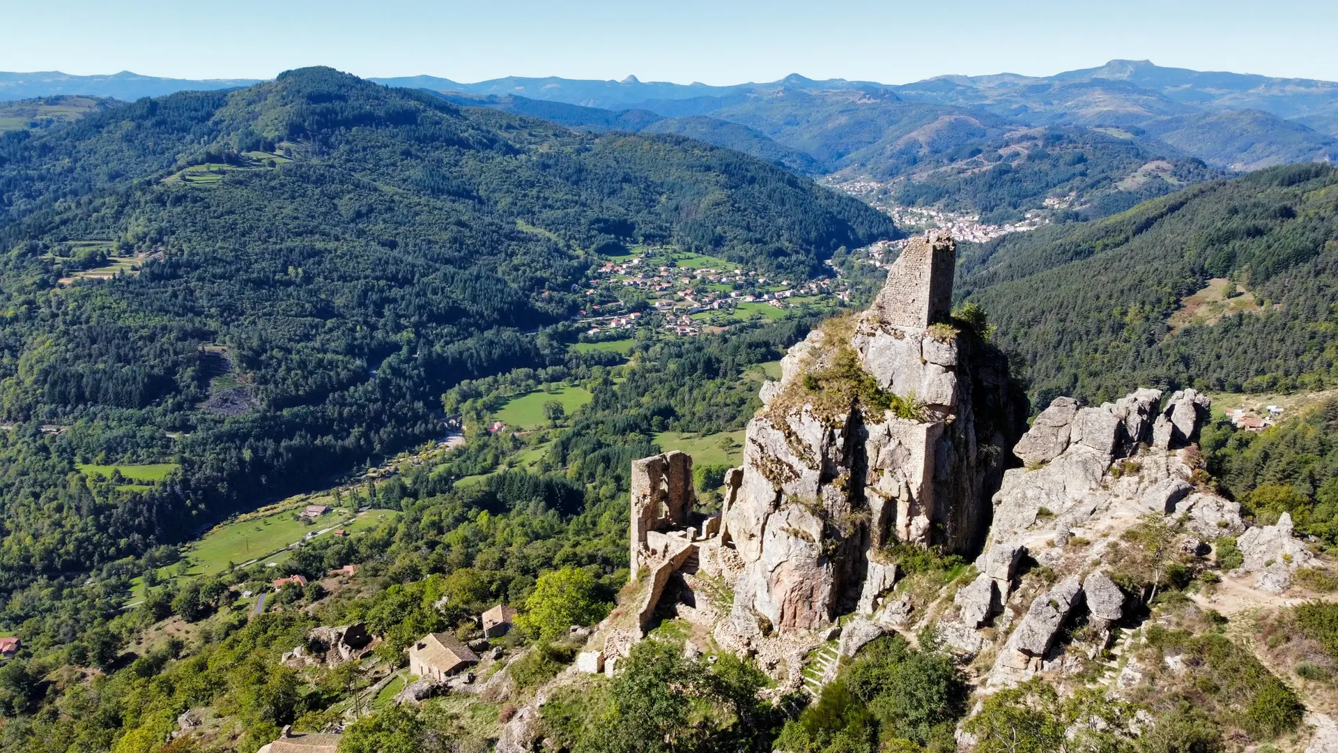 Sur la vallée de l'Eyrieux