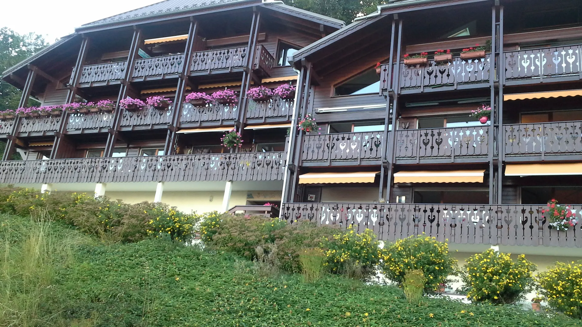 Vue façade résidence