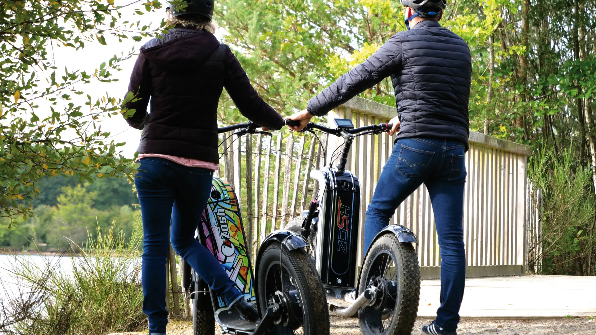 Trottinettes électriques tout terrain