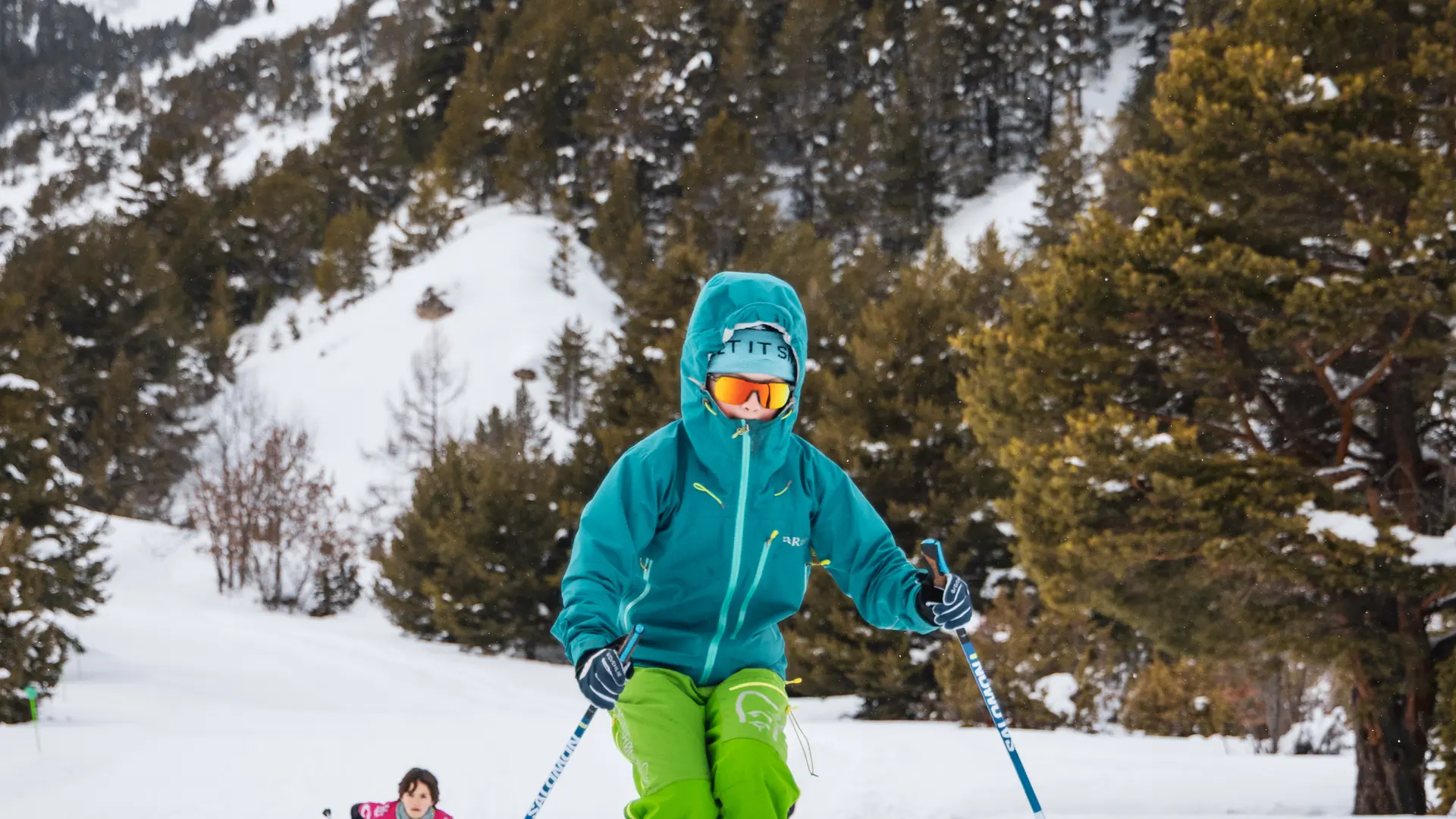 Initiation au saut par l'ESF Névache