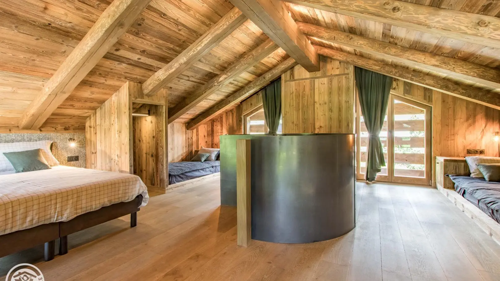 Mezzanine avec les 4 couchages