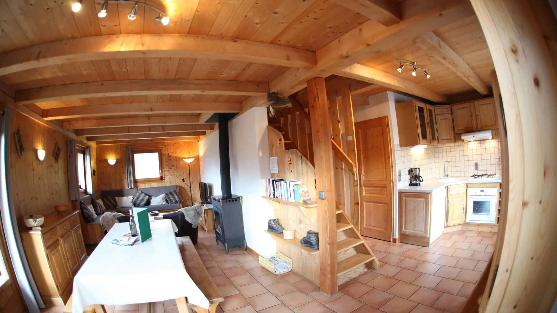 Chalet Le Grepon, Pièce à vivre