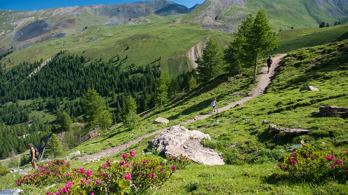En direction du Col Lacroix