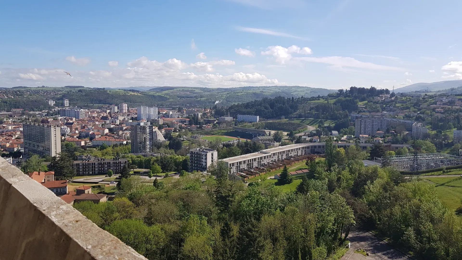 Le panorama sur le site Le Corbusier