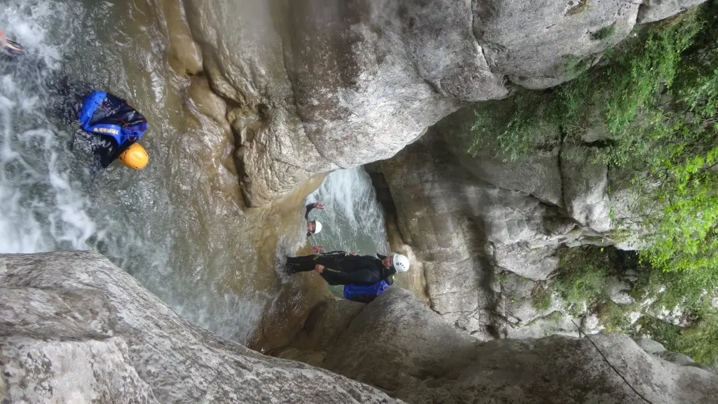 Canyoning dans les Gorges