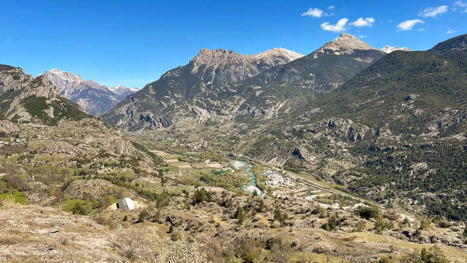 Panorama sur la vallée de la Durance