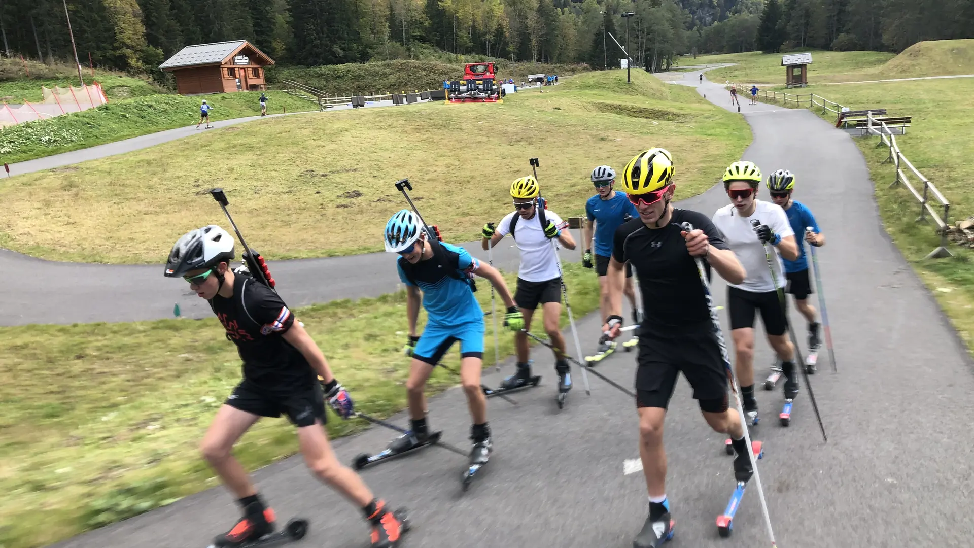 Ski roue avec Alpinum aux Contamines Montjoie