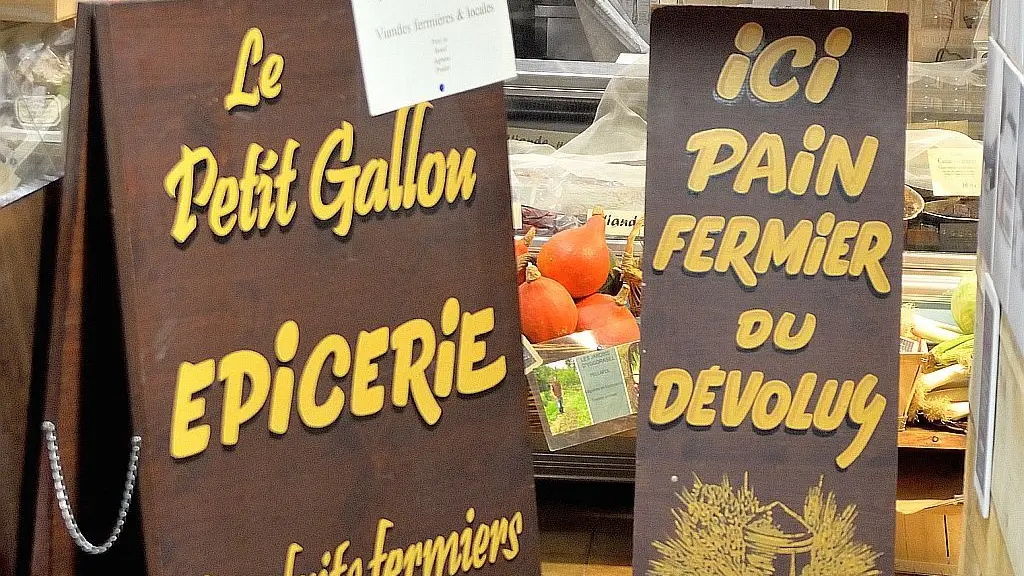 Le Petit Gallou à La Joue du Loup, magasin de produits du terroir, Dévoluy, Hautes-Alpes