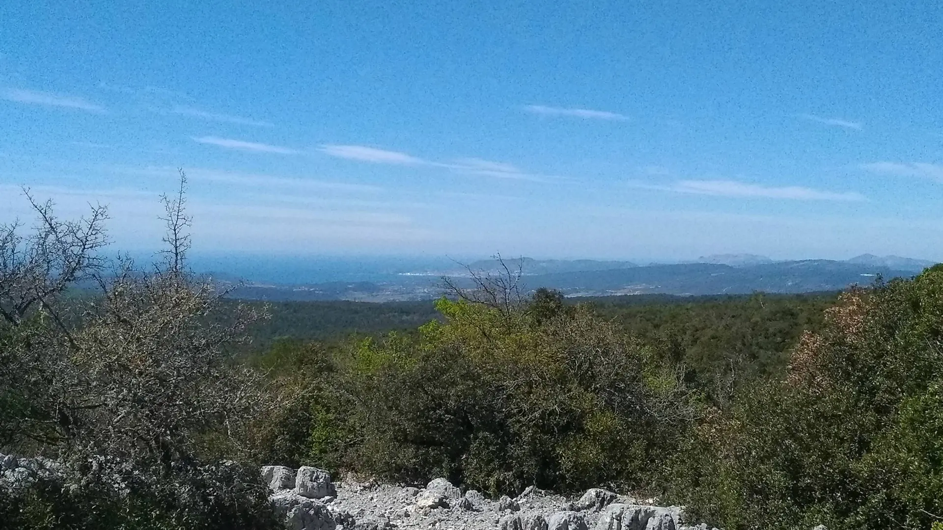 Panorama sur la baie de la Ciotat