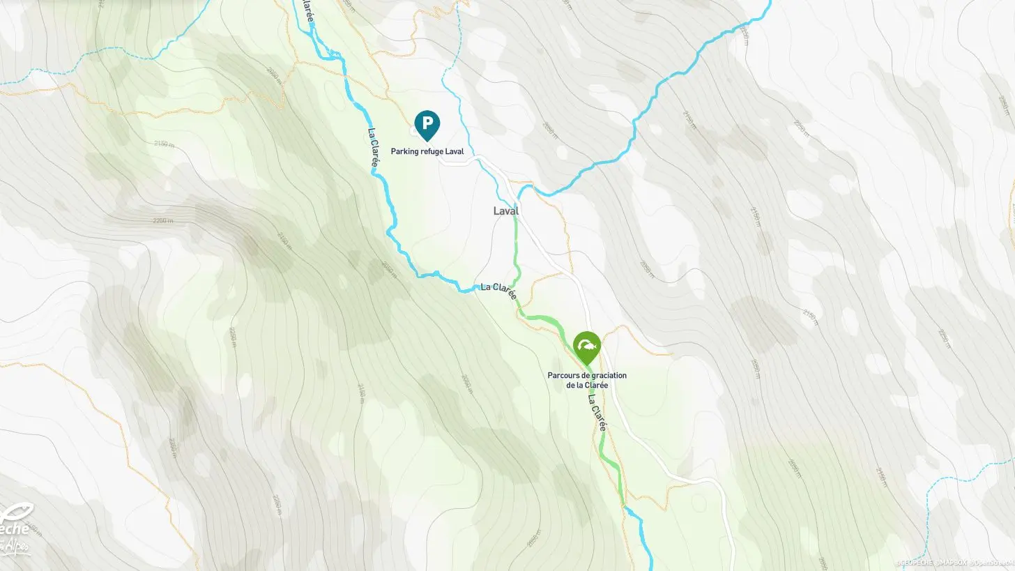 Parcours mouche de Laval