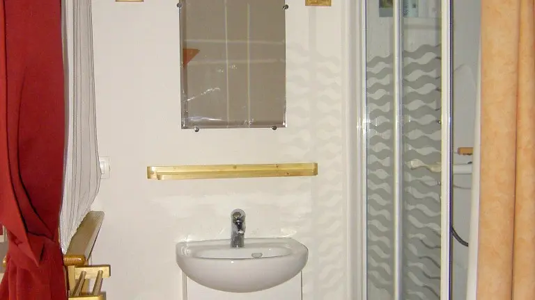 Salle de bains avec douche