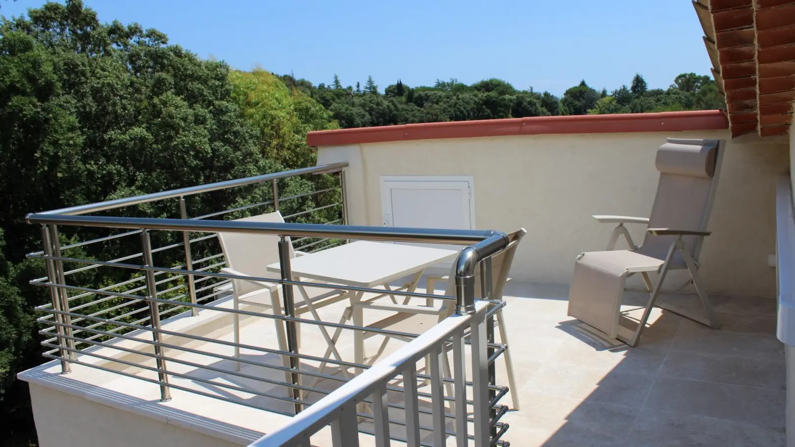Terrasse-Chambre d'Hôtes-Biot-Gîtes de France Alpes-Maritimes