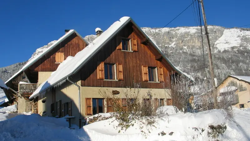 Le gîte en hiver