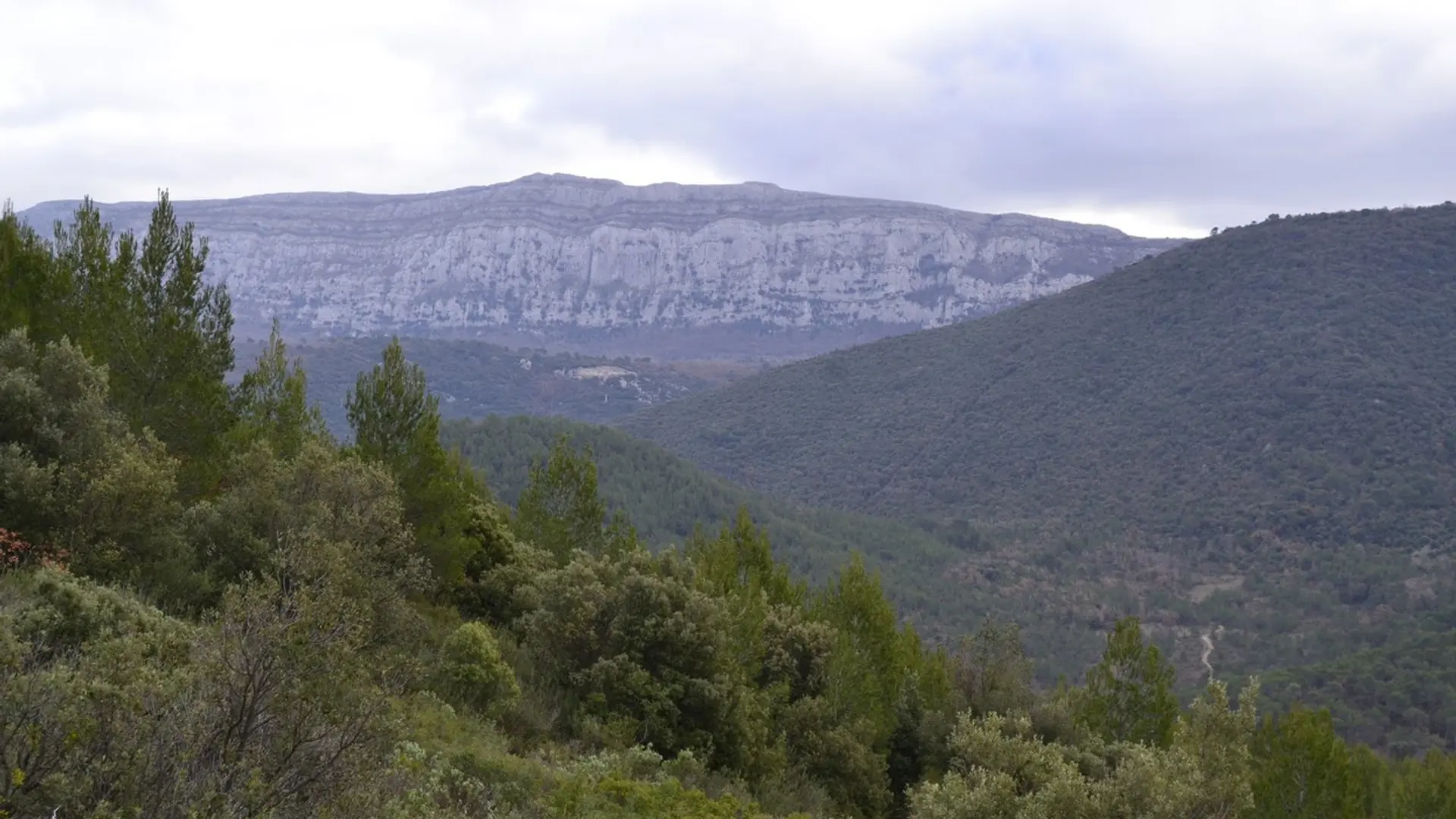 Vue de l'ubac de la Sainte-Baume