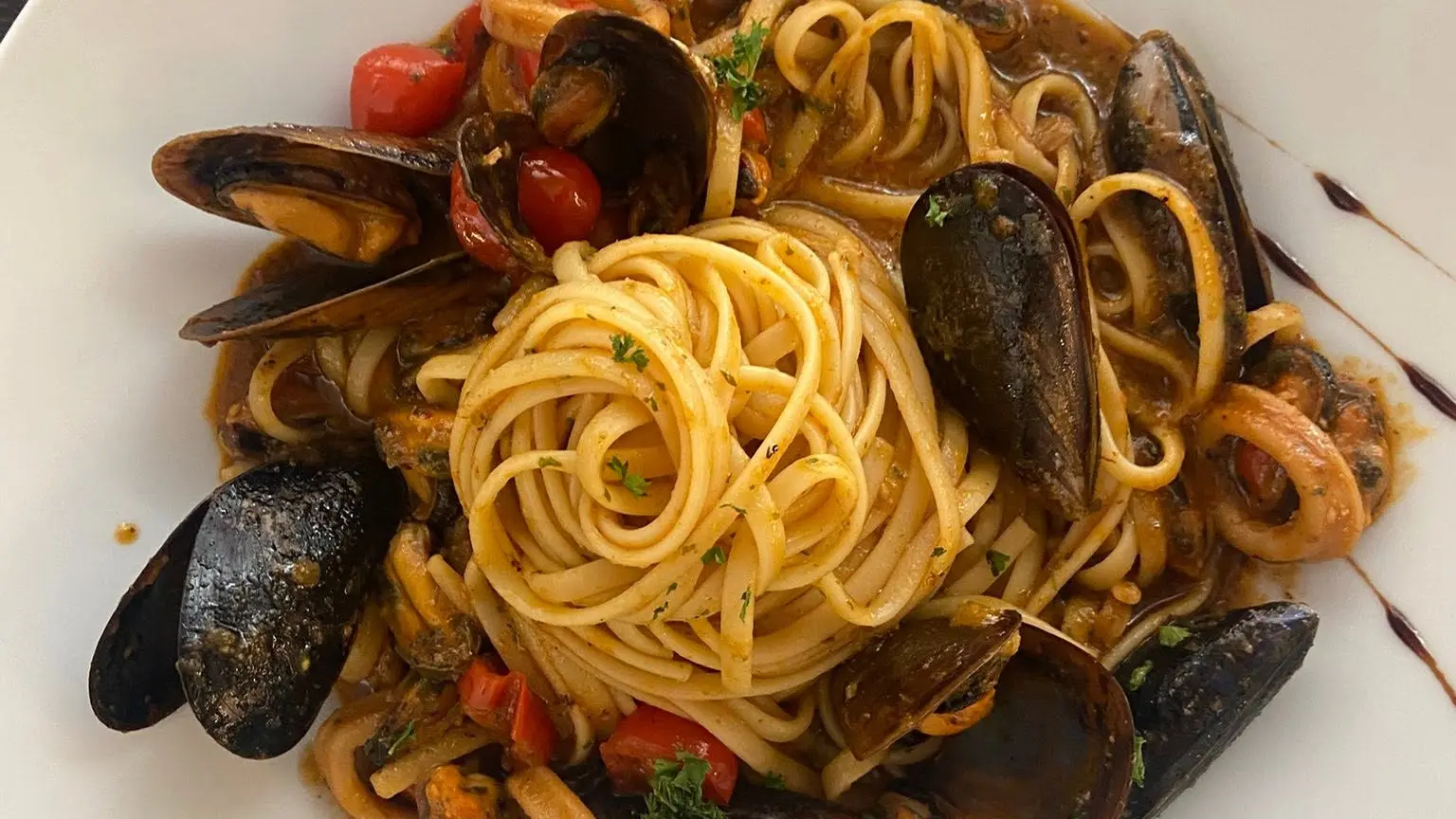 Pâtes aux fruits de mer