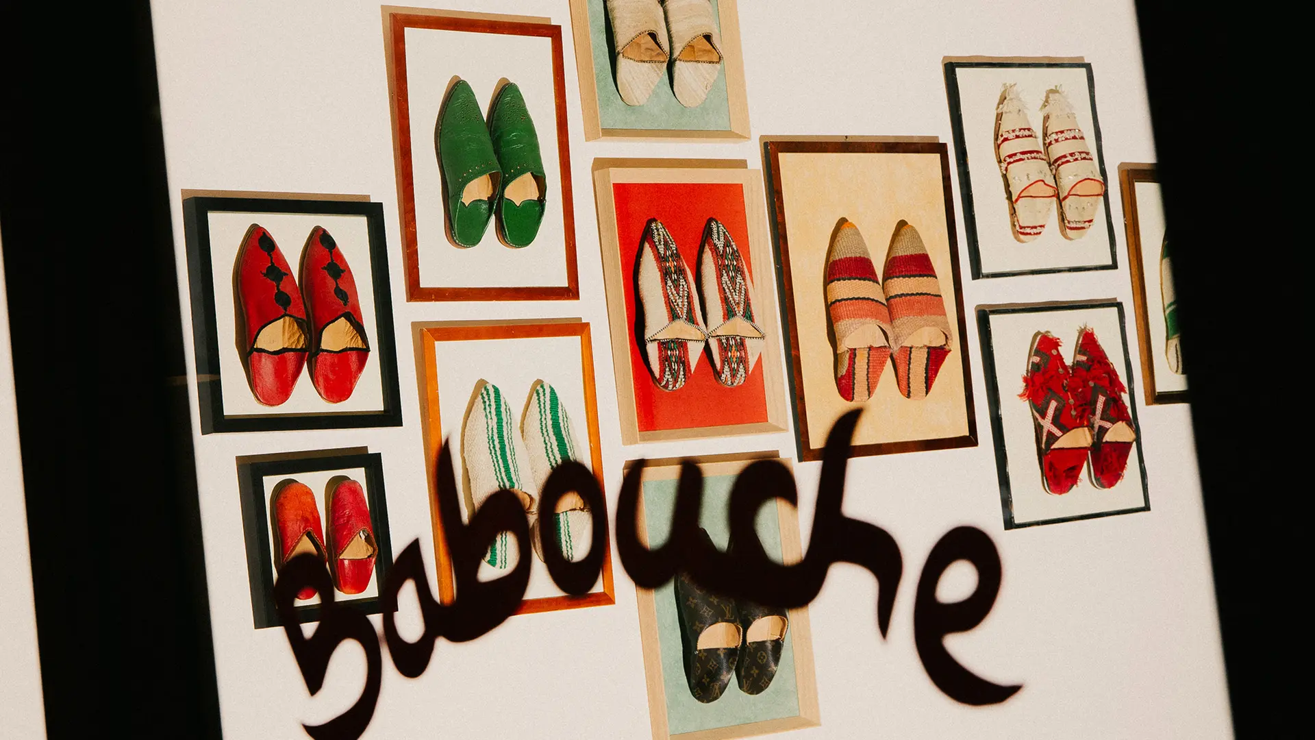 Les babouches du restaurant