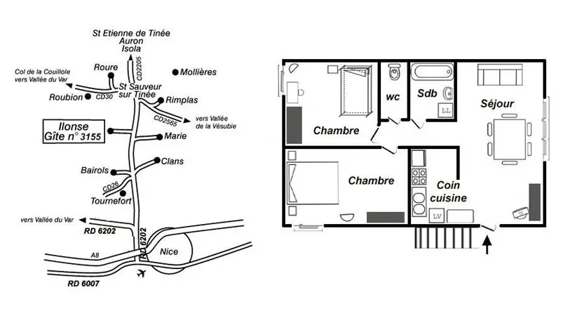 Gîte La Colle d'Ilonse-Plan-Ilonse-Gîtes de France des Alpes-Maritimes