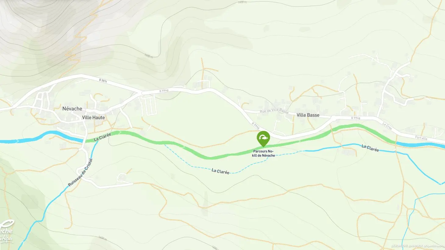 Parcours Mouche de Névache