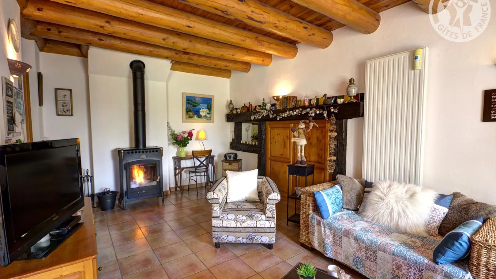 Poêle cheminée Godin pour le plaisir d'une petite flambée