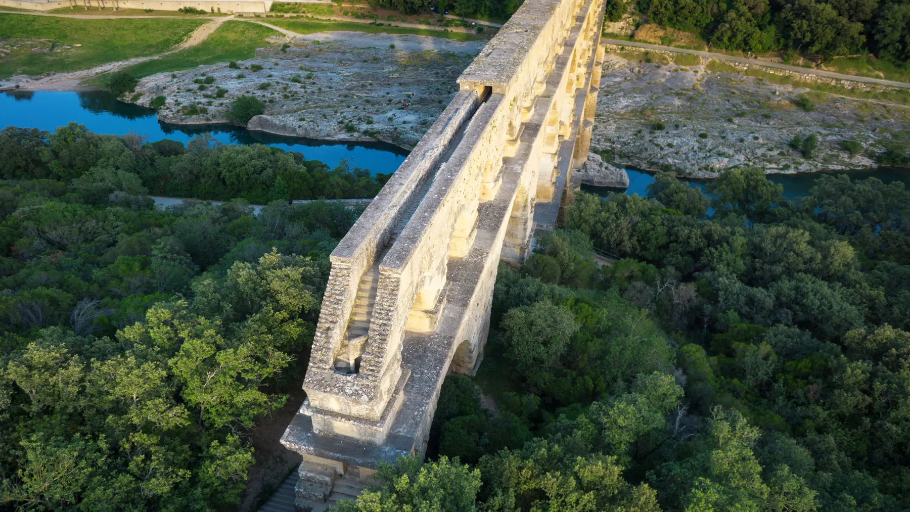 Pont vue de haut