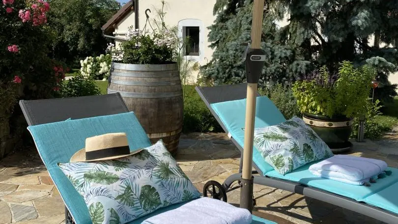 Autour de la piscine