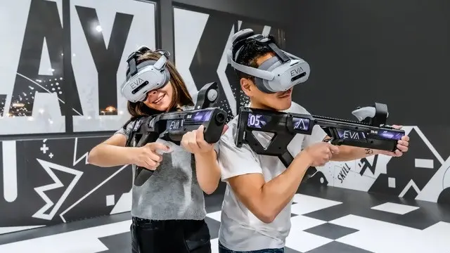 joueurs avec leurs casques