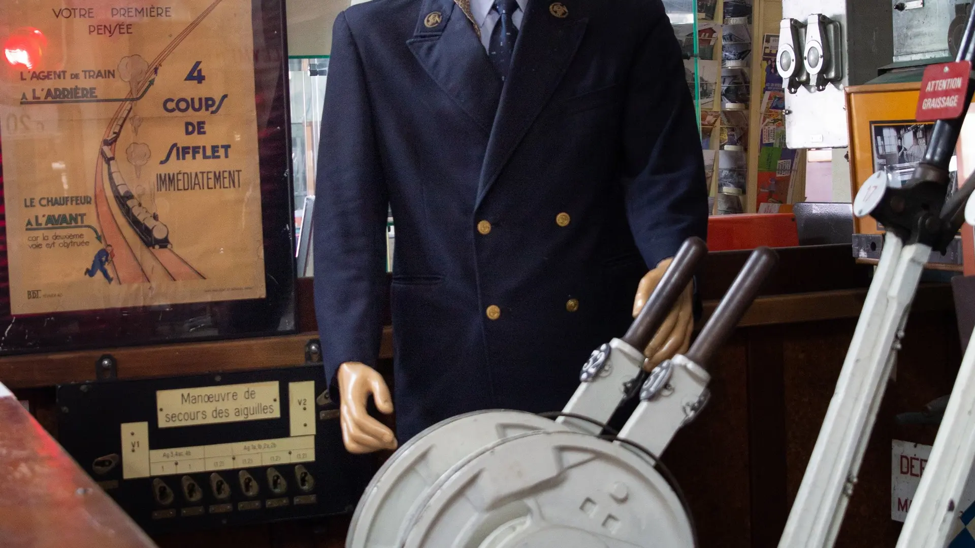 Reconstitution d'un conducteur de train