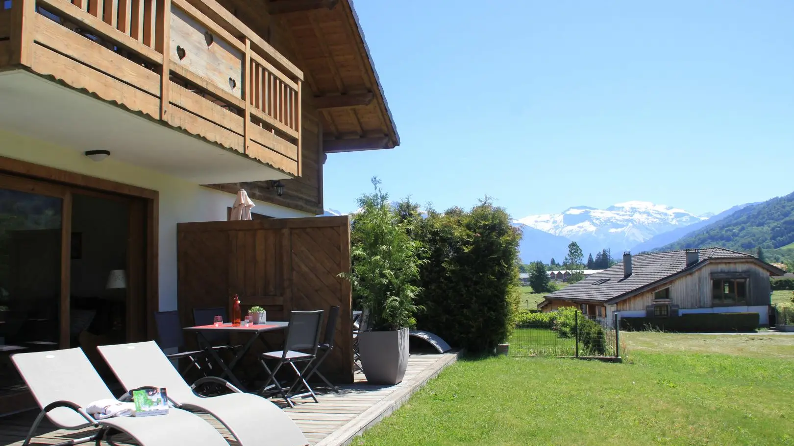 La terrasse du gîte