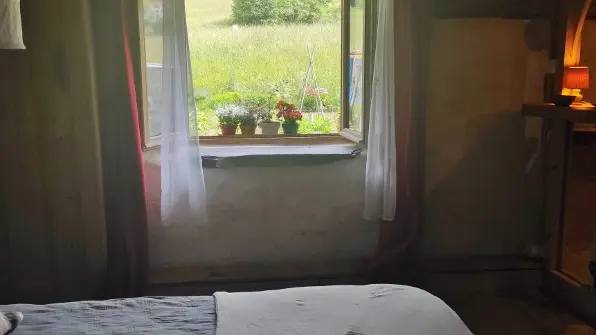Vue de la chambre mazot