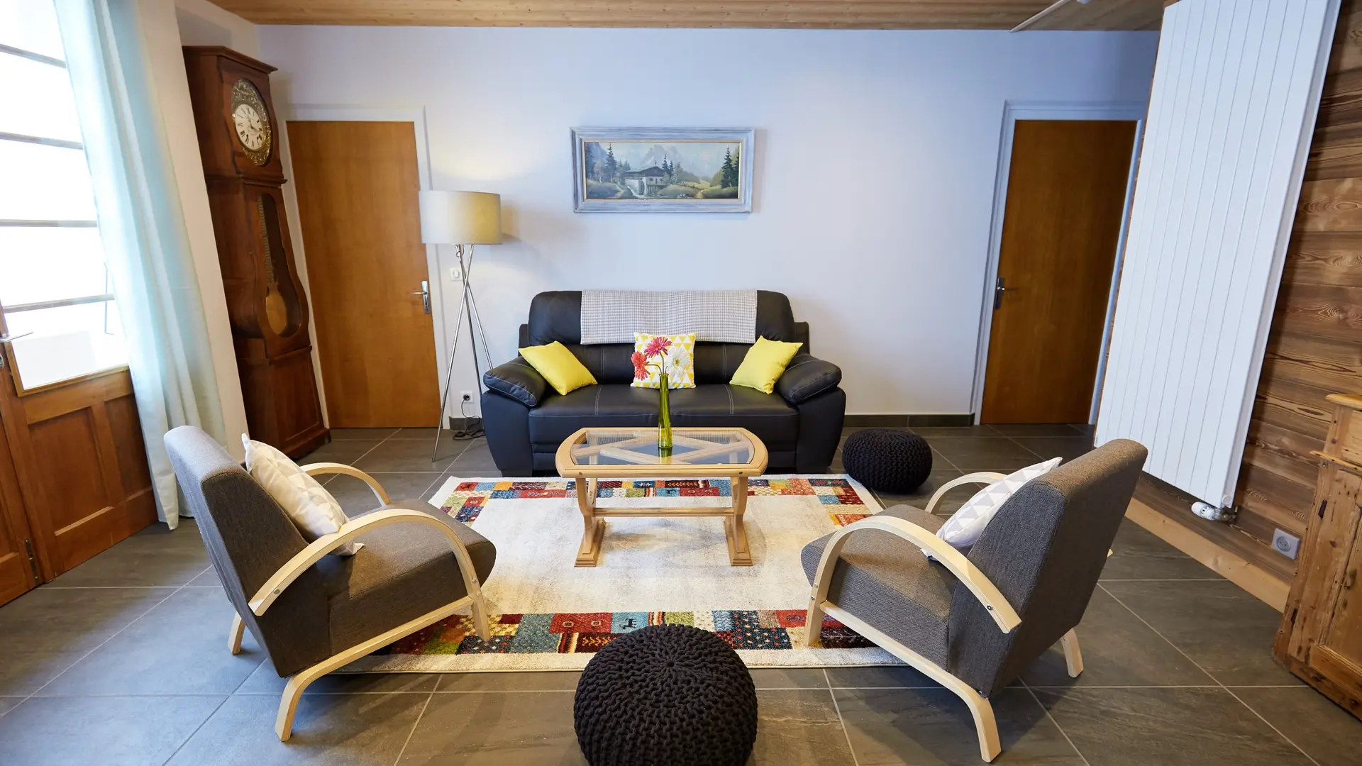 Séjour avec canapé/Living room with a sofa-Ambrevetta-Le Grand-Bornand