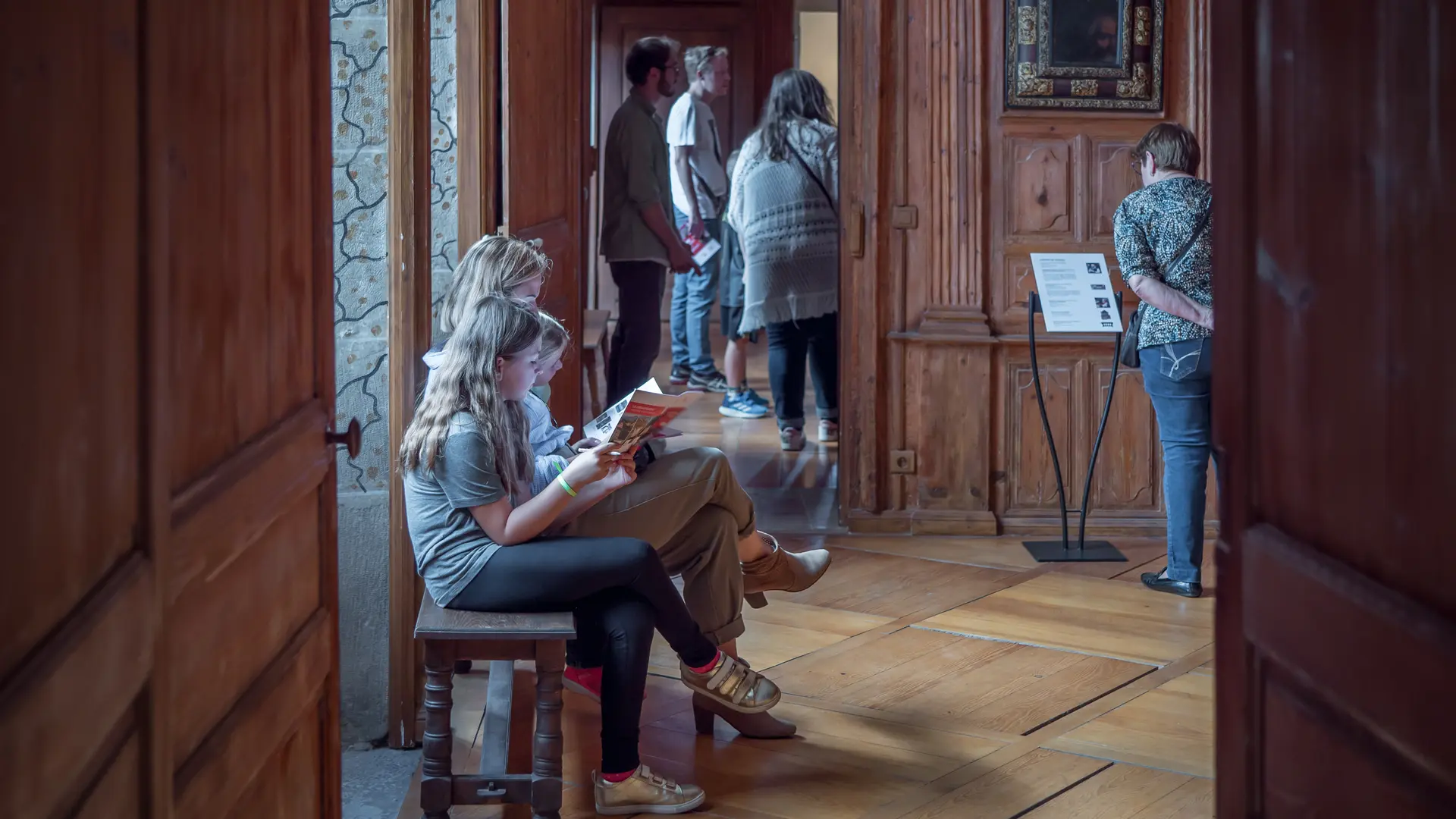 Visite au château