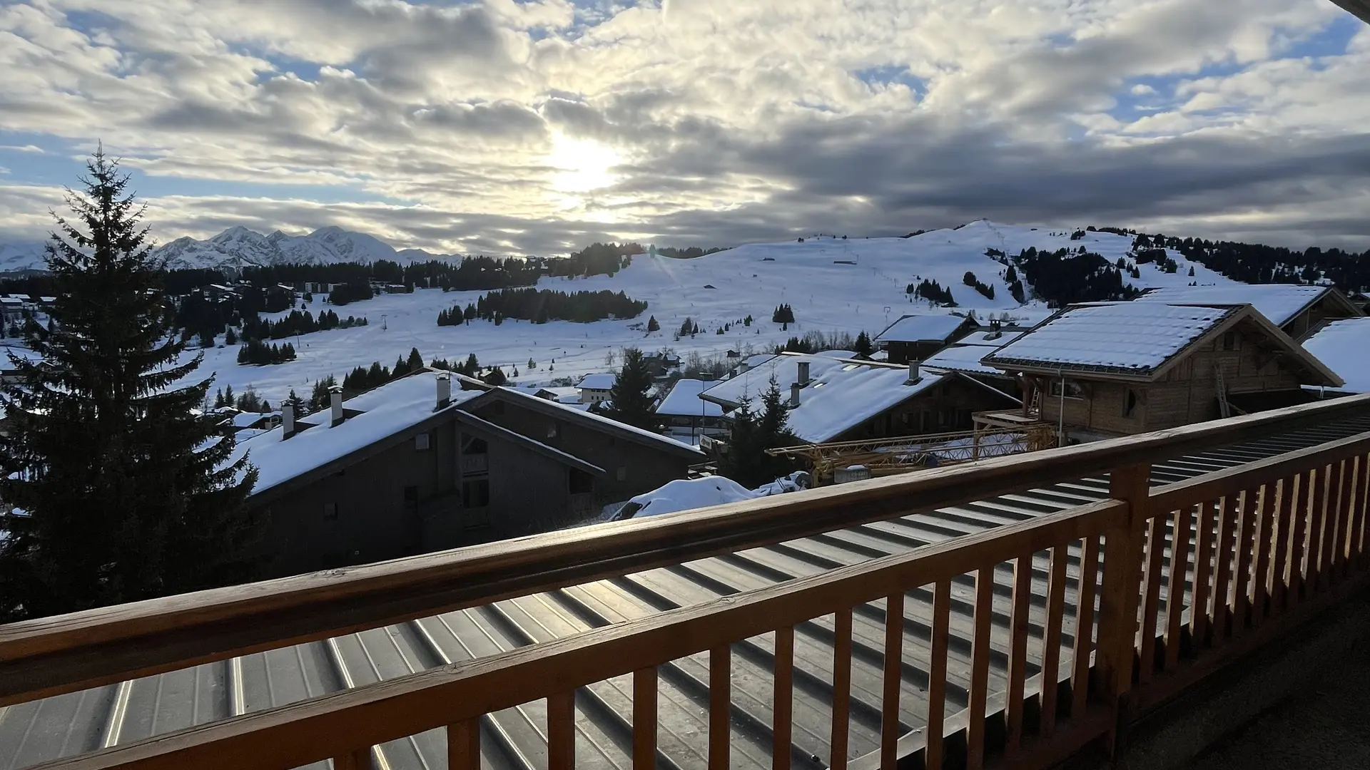 vue Bisanne - orientation Sud